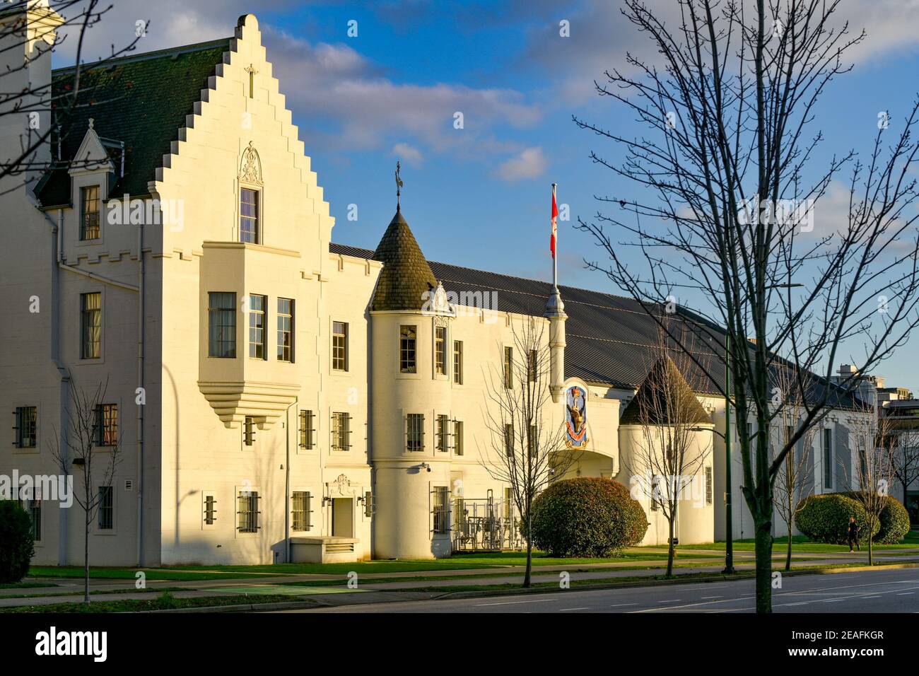 Seaforth Armoury,. Vancouver, Colombie-Britannique, Canada Banque D'Images