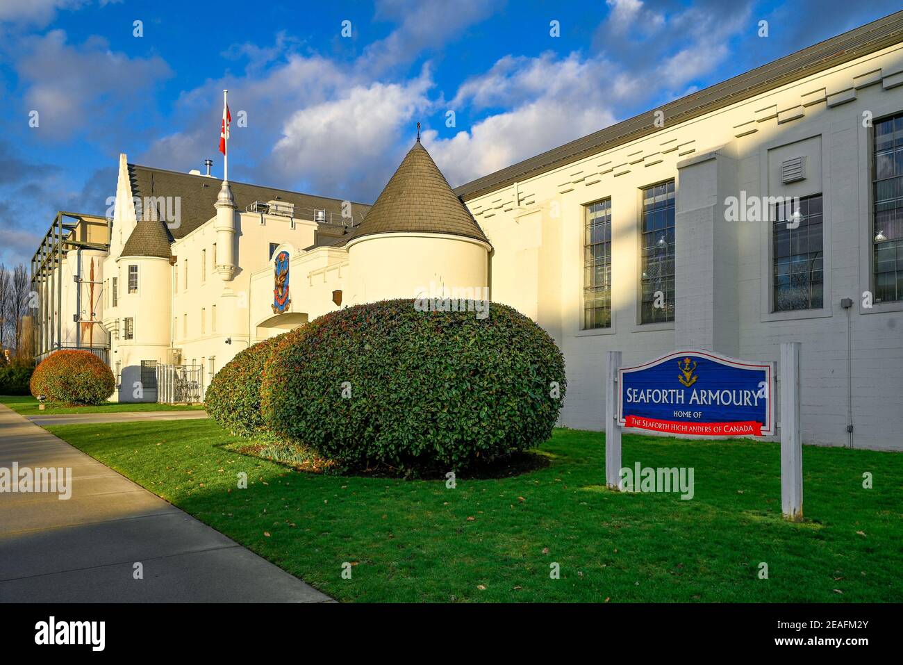 Seaforth Armoury,. Vancouver, Colombie-Britannique, Canada Banque D'Images