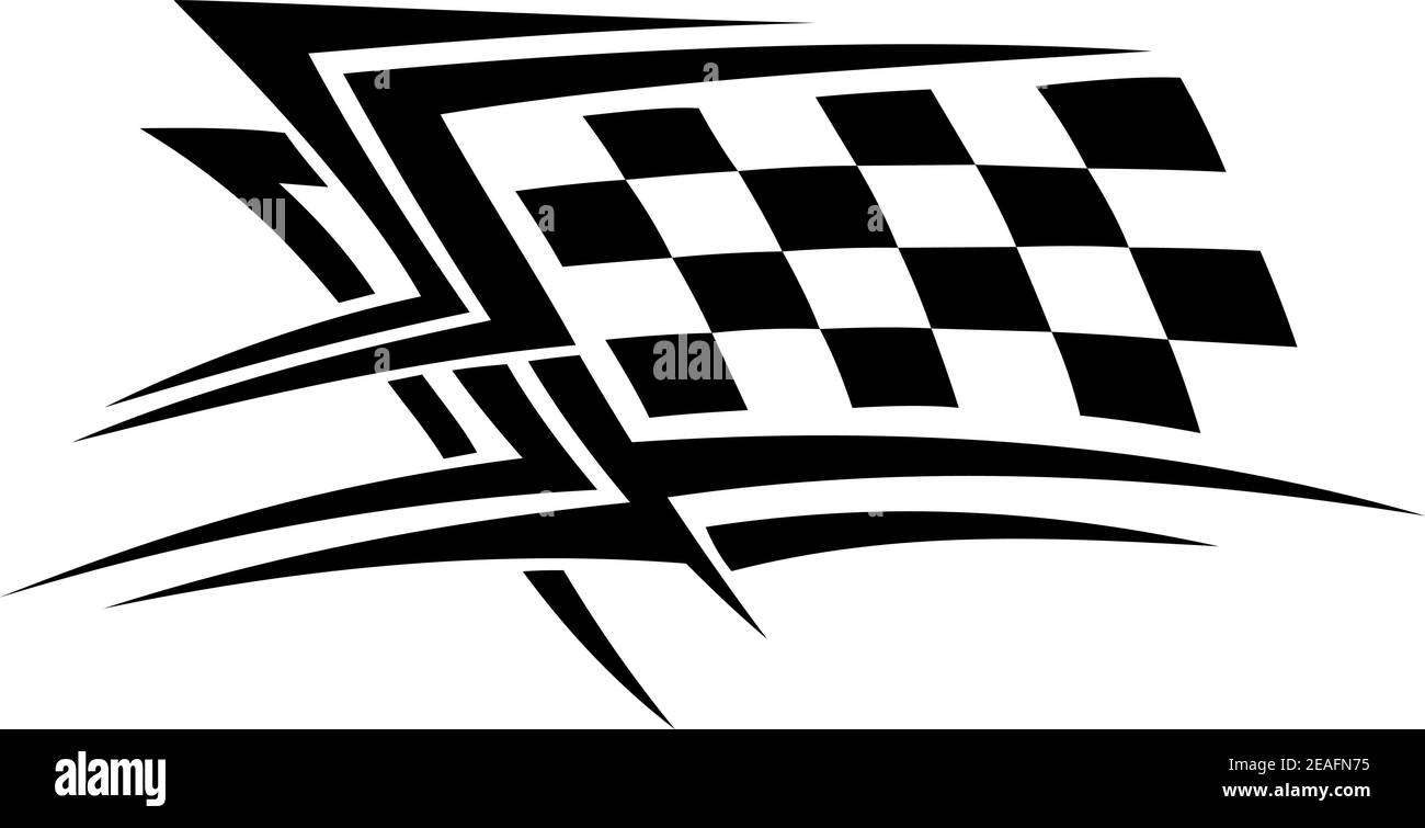 Tatouage sportif de course Illustration de Vecteur