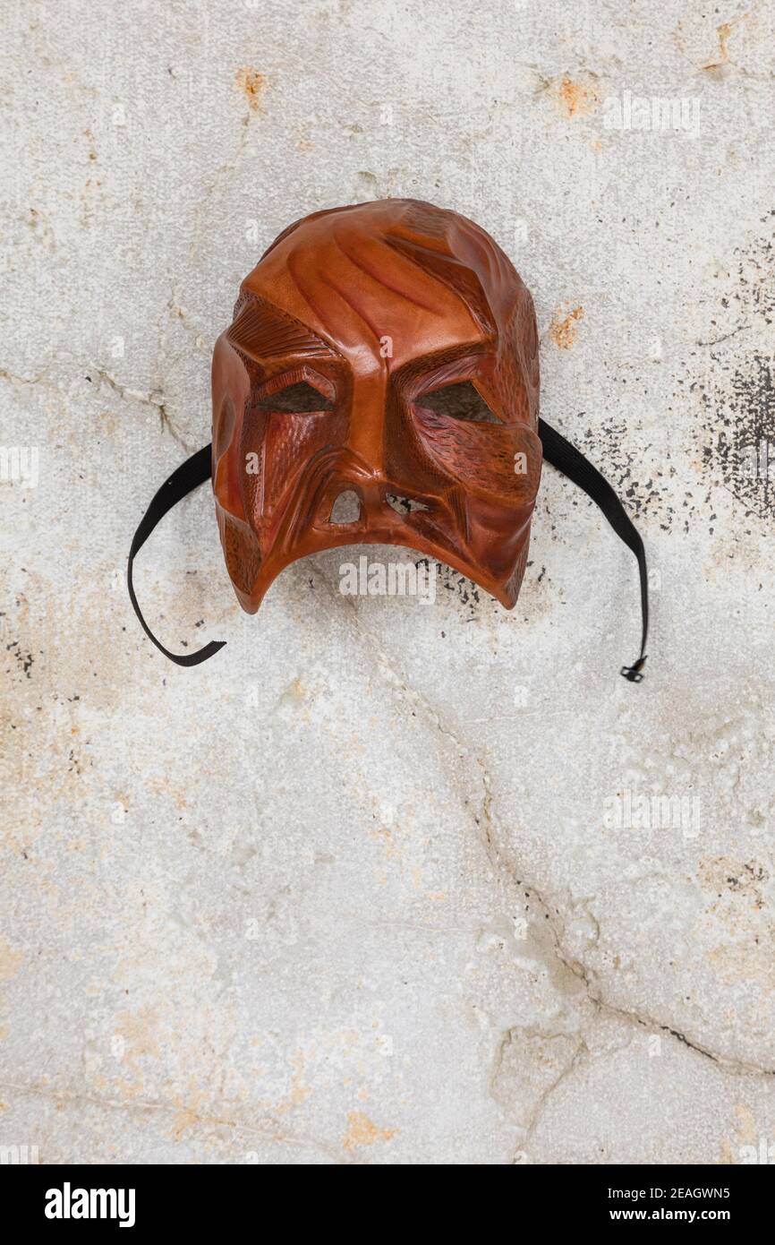 Leather face mask Banque de photographies et d'images à haute résolution -  Alamy