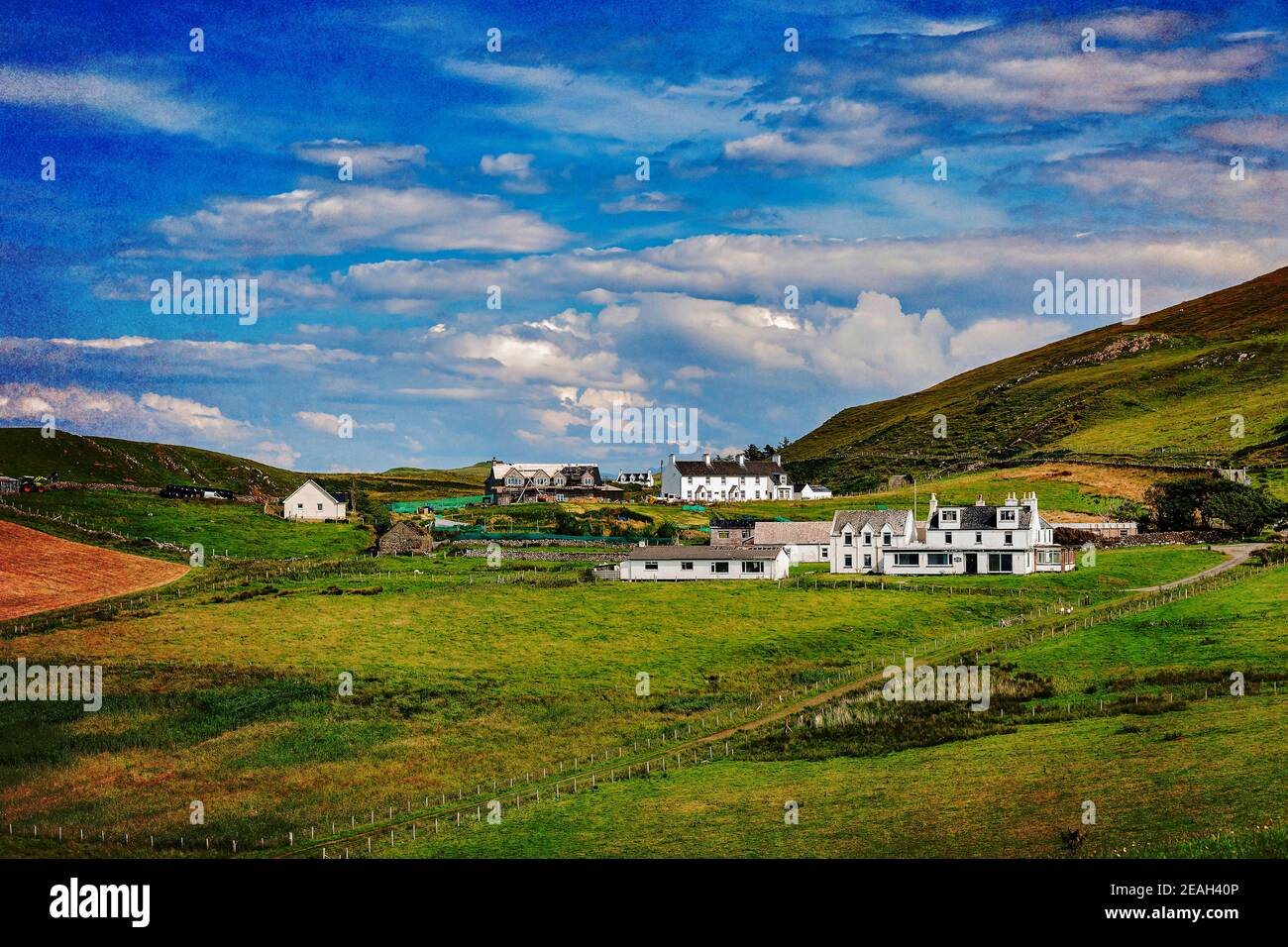Village de Duntulm, île de Skye Banque D'Images