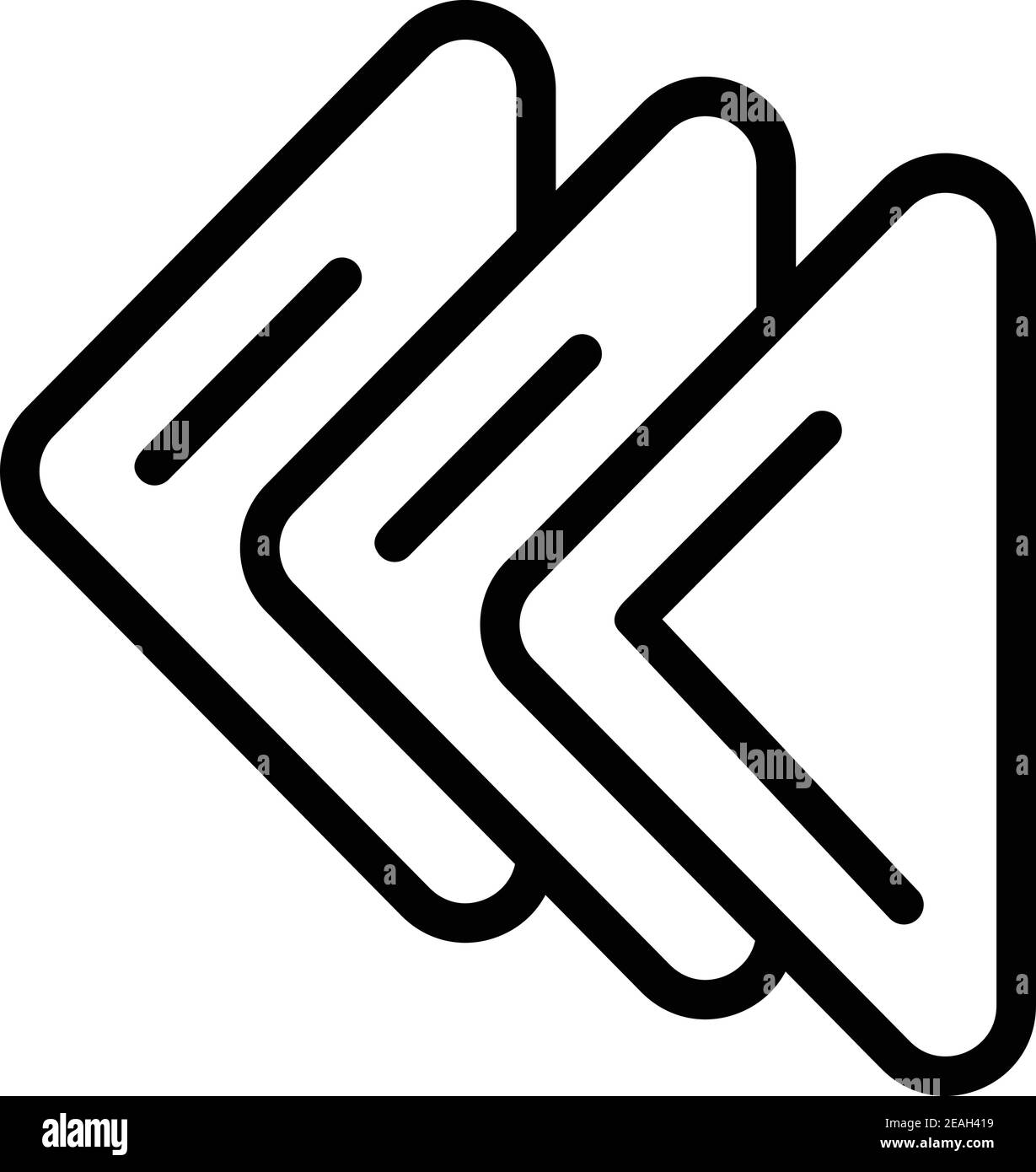 Icône mouchoir. Icône vectorielle de mouchoir pour la conception de sites Web isolée sur fond blanc Illustration de Vecteur