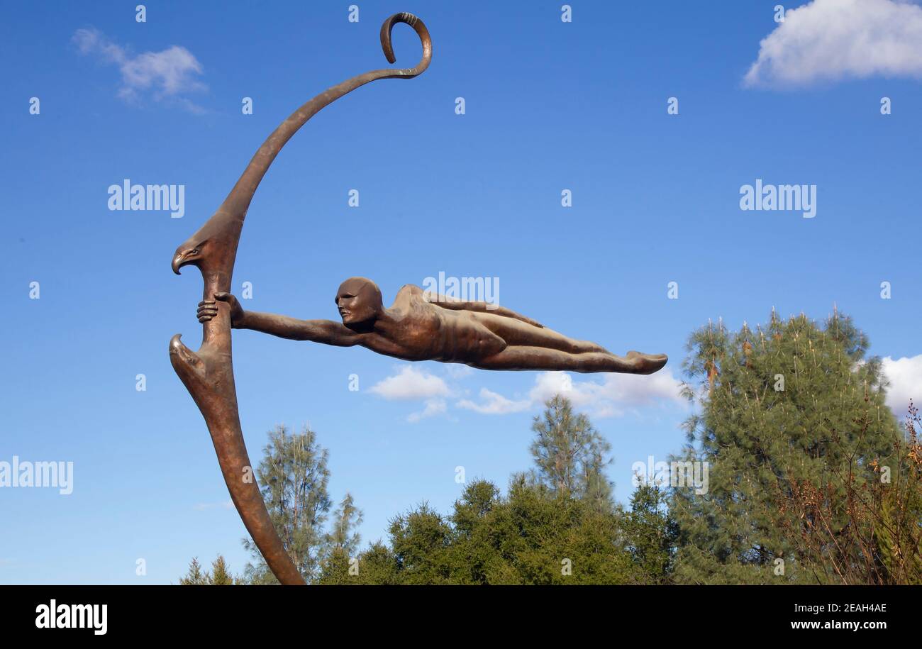 Sculpterra Winery sculptures Banque D'Images