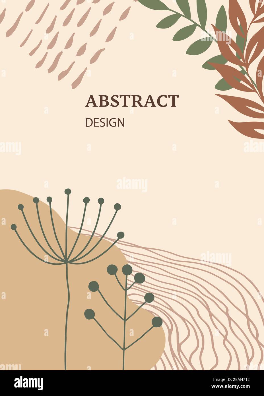 Modèles d'art universels modernes. Convient pour les cartes de vœux, les cartes de vacances, les cartes d'entreprise et les invitations. Conception abstraite. Illustration vectorielle. Doo Illustration de Vecteur