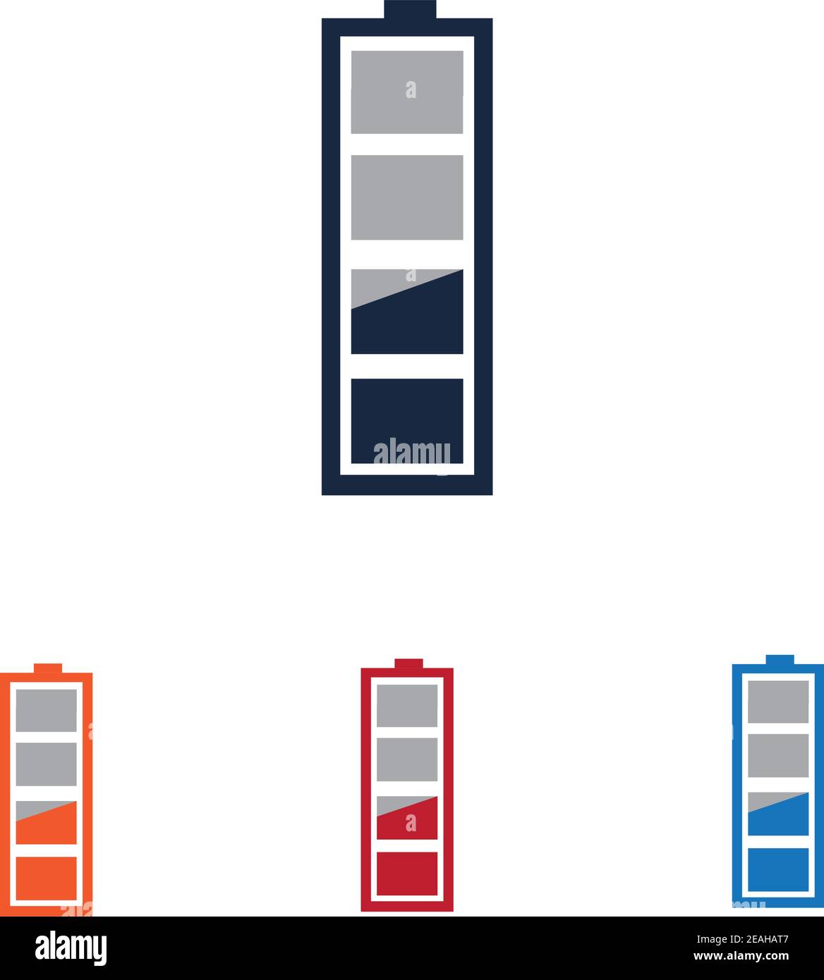 Modèle de logo Battery Energy Vector Illustration de Vecteur