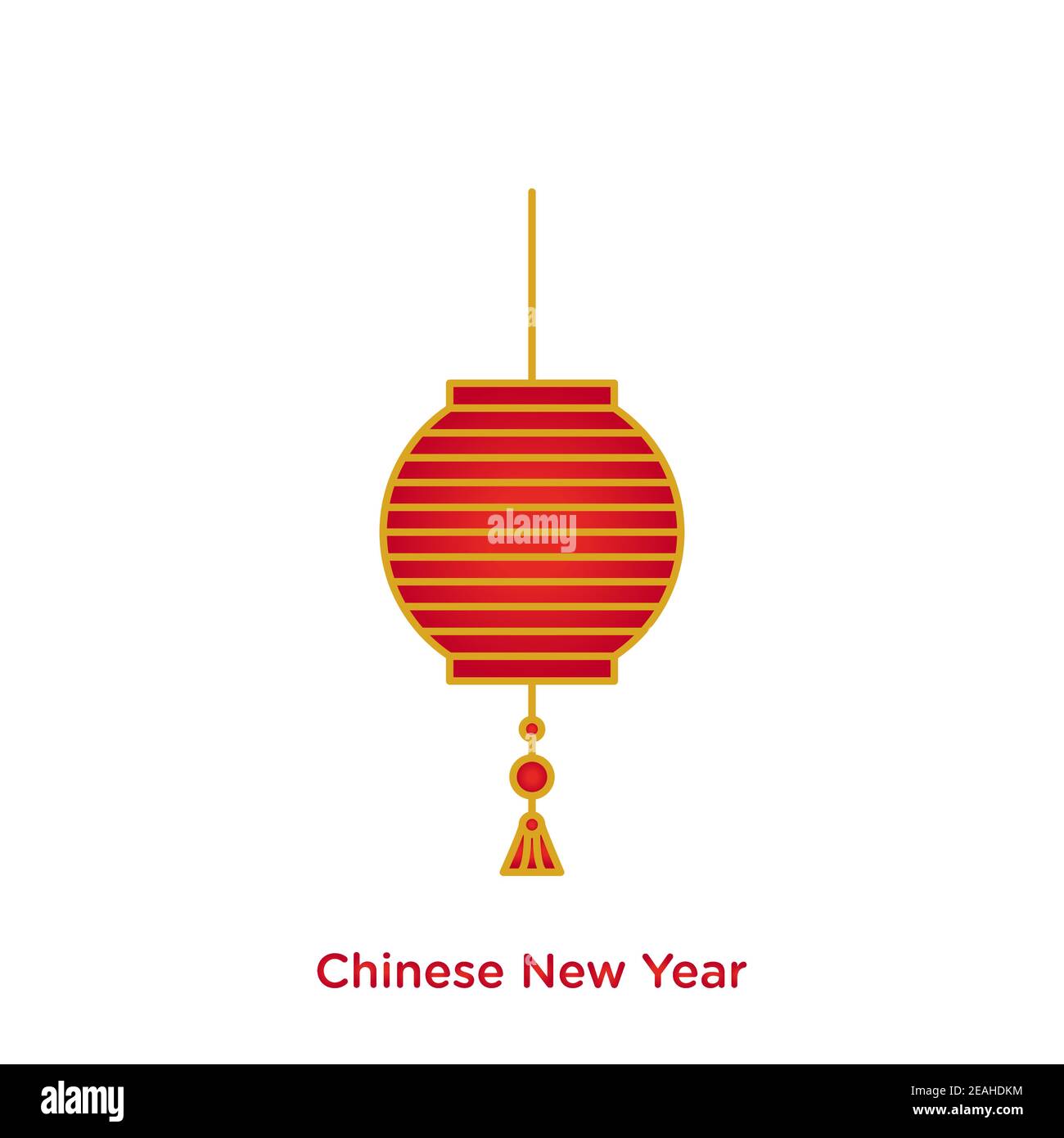 nouvelle année chinoise. illustration vectorielle lanterne. Illustration de Vecteur