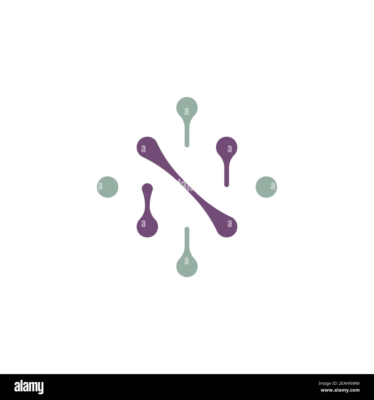 Modèle vectoriel d'inspiration de symbole de conception de logo technologique Illustration de Vecteur