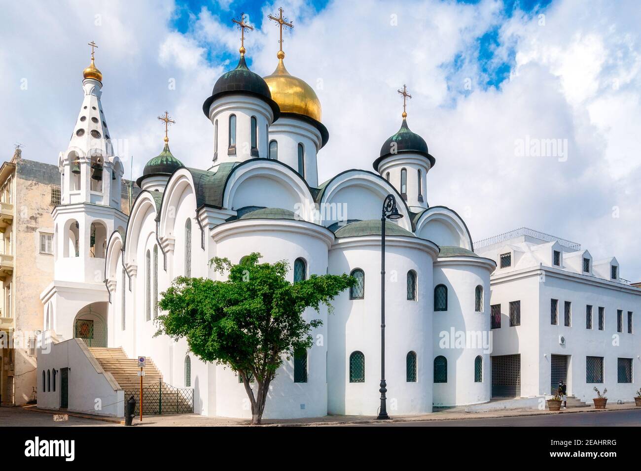 Cathédrale orthodoxe notre-Dame de Kazan, la Vieille Havane, Cuba Banque D'Images