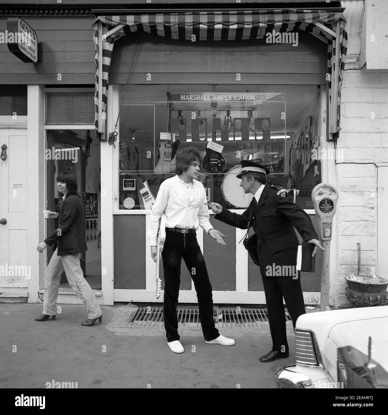 Trevor Rabin guitariste, auteur-compositeur-interprète et compositeur 1978 Royaume-Uni Banque D'Images