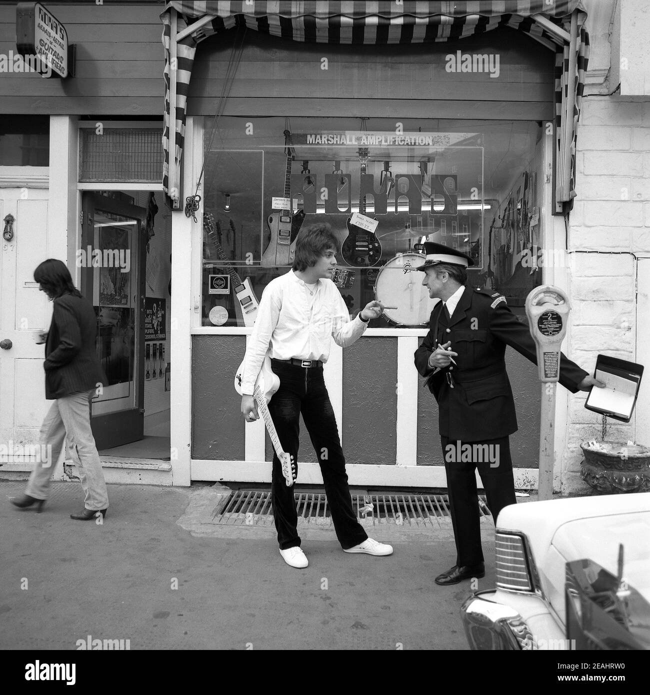 Trevor Rabin guitariste, auteur-compositeur-interprète et compositeur 1978 Royaume-Uni Banque D'Images