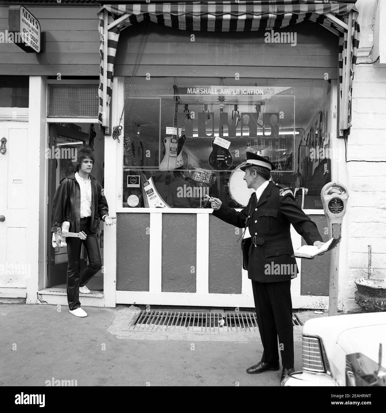 Trevor Rabin guitariste, auteur-compositeur-interprète et compositeur 1978 Royaume-Uni Banque D'Images