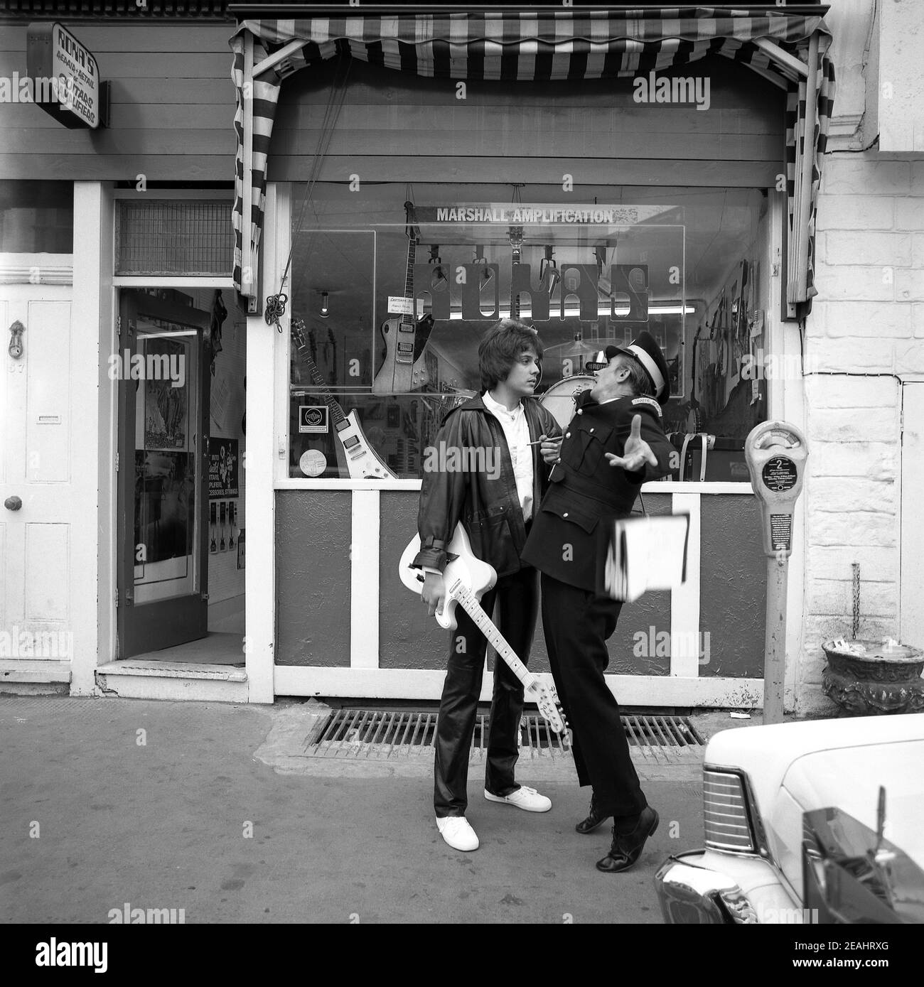 Trevor Rabin guitariste, auteur-compositeur-interprète et compositeur 1978 Royaume-Uni Banque D'Images