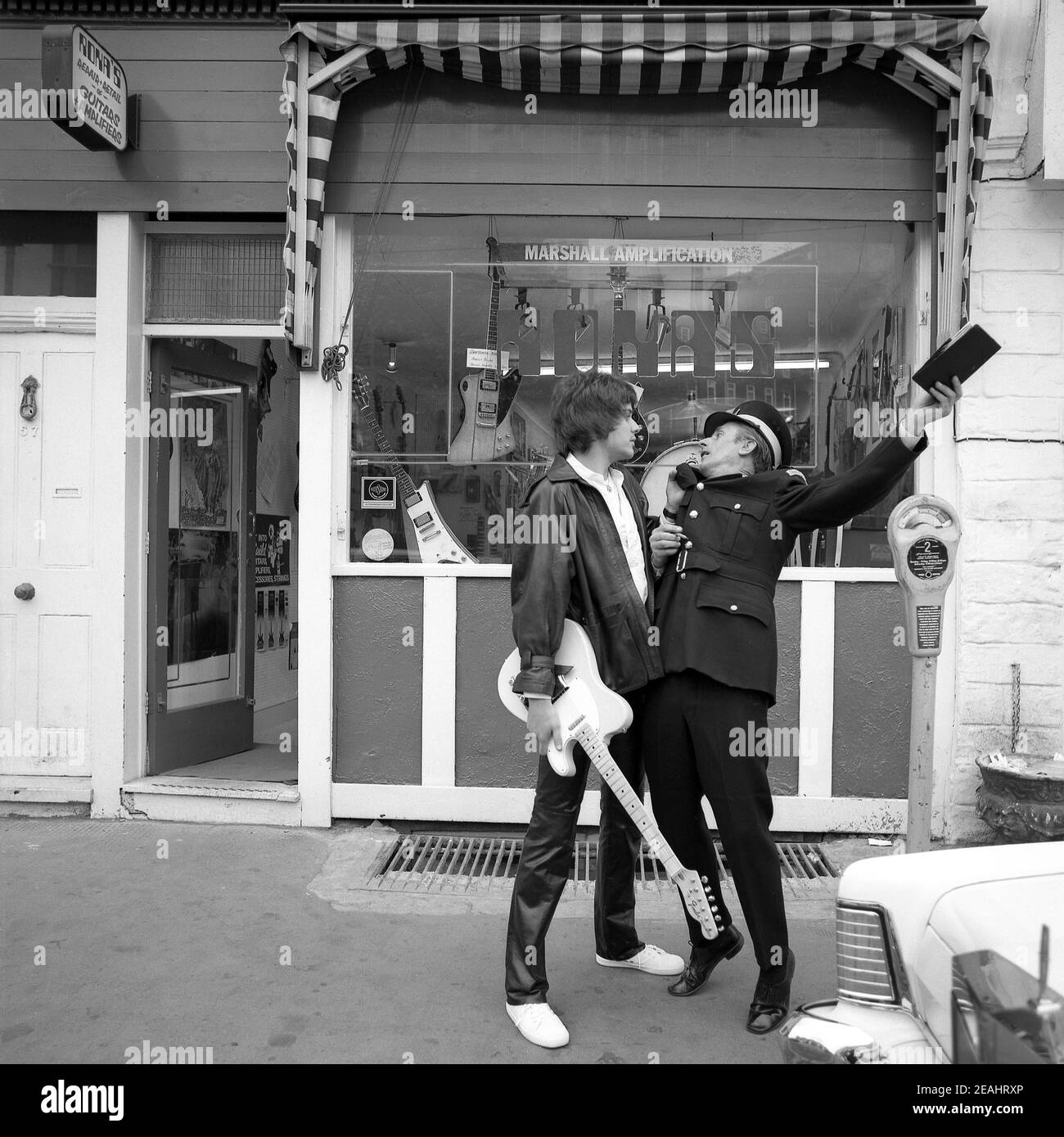 Trevor Rabin guitariste, auteur-compositeur-interprète et compositeur 1978 Royaume-Uni Banque D'Images