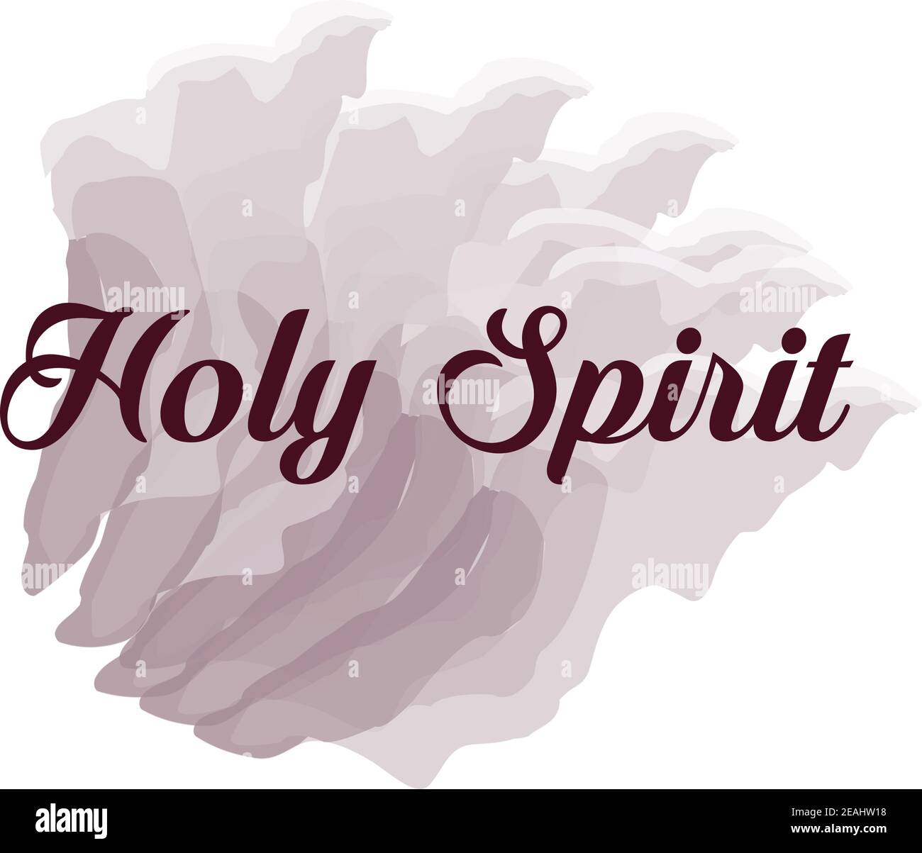 Citation Du Saint Esprit Typographie Pour Impression Ou Utilisation Comme Affiche Carte Prospectus Ou Banniere Image Vectorielle Stock Alamy