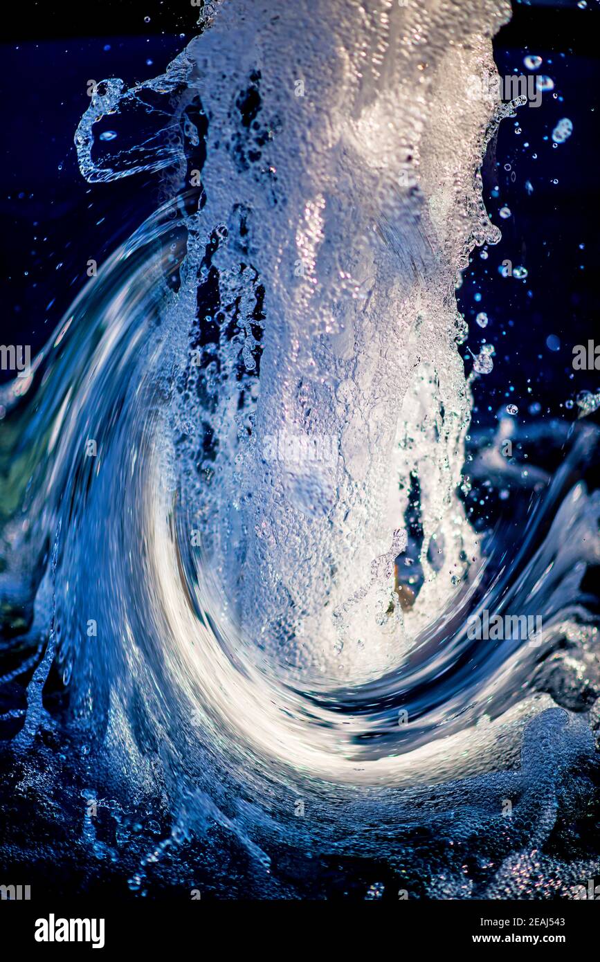 la fontaine pousse Banque D'Images