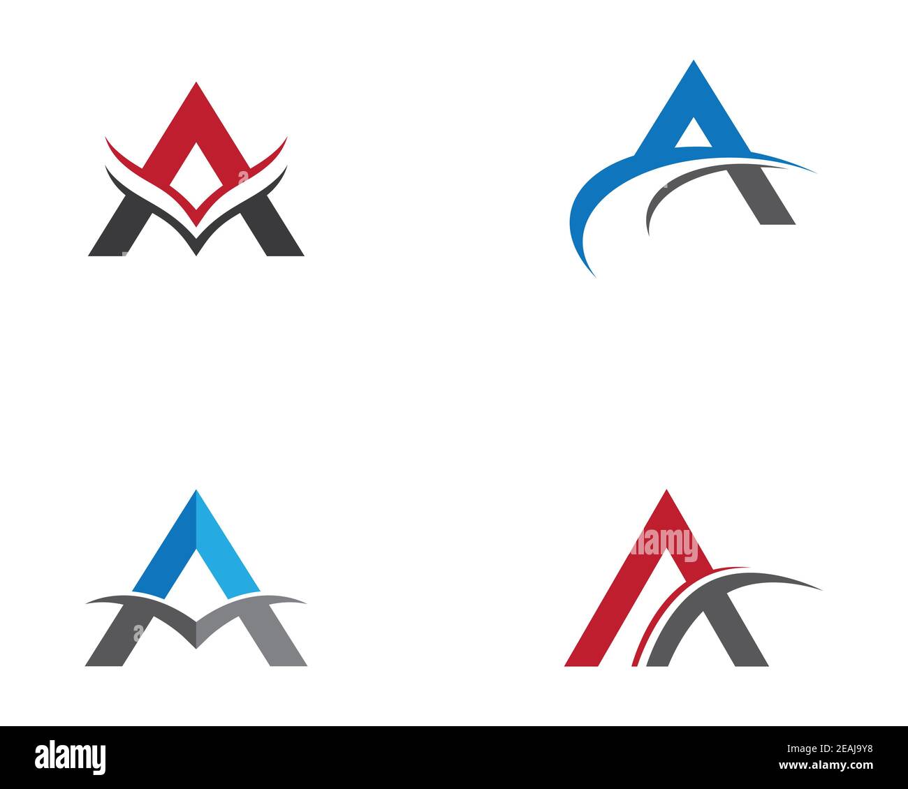 Lettre un symbole illustration design Banque D'Images