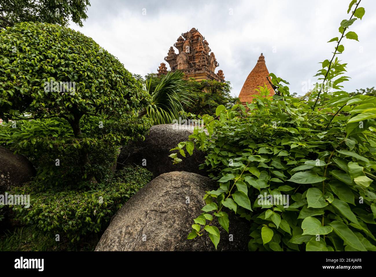 Le temple po Nagar à Nha Trang au Vietnam Banque D'Images