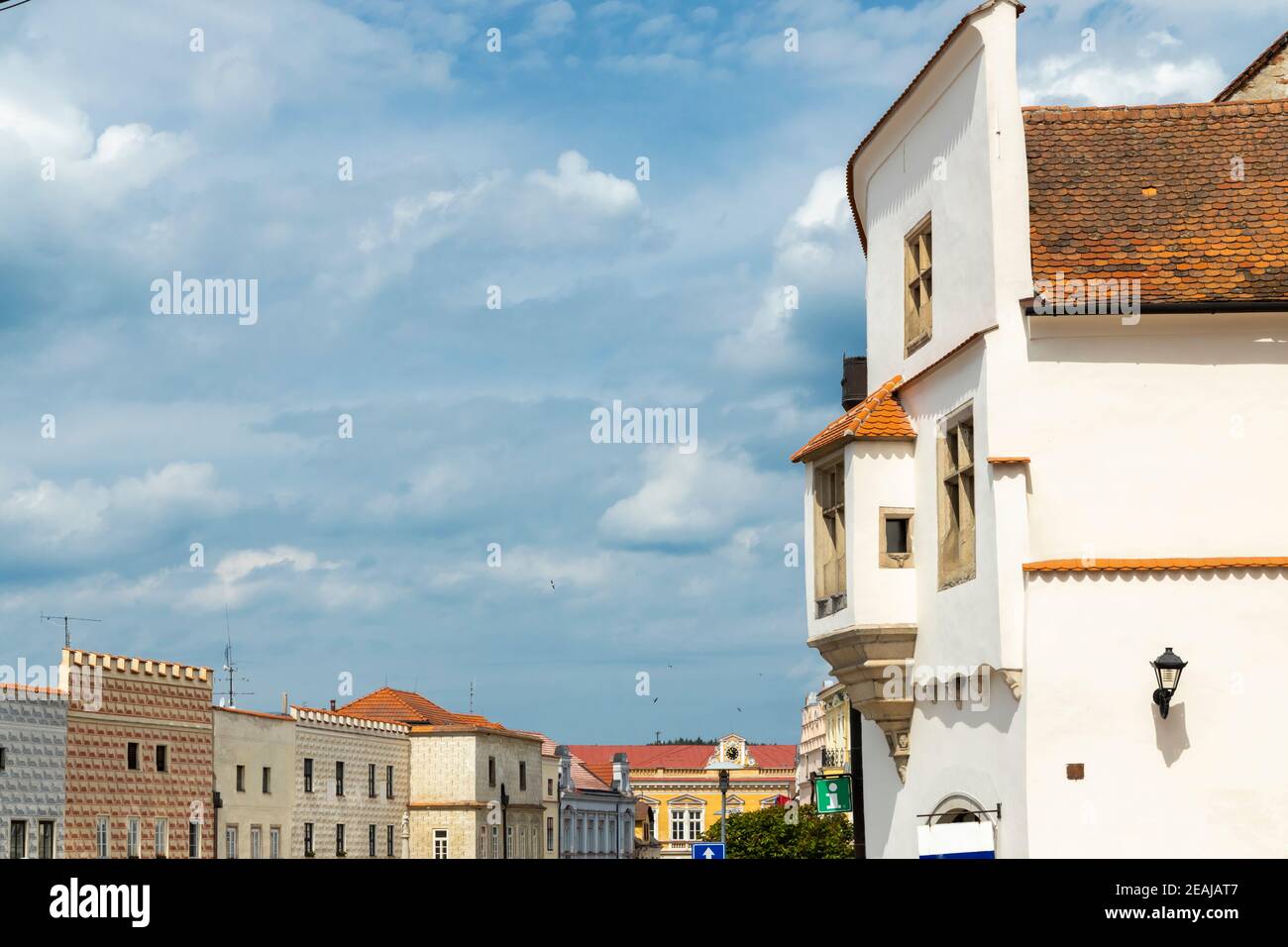 La ville d'Olad Slavonice en République tchèque Banque D'Images