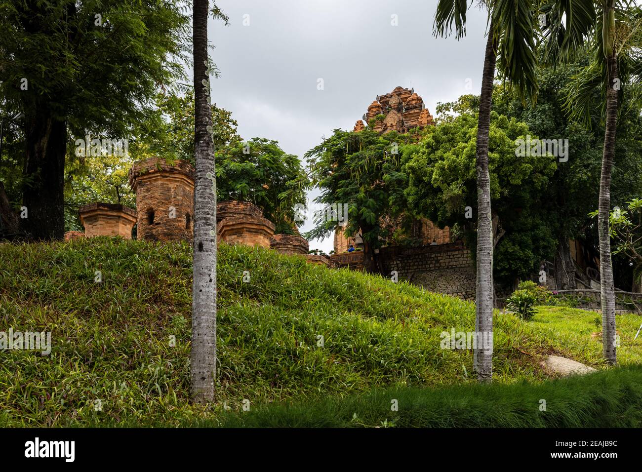 Le temple po Nagar à Nha Trang au Vietnam Banque D'Images