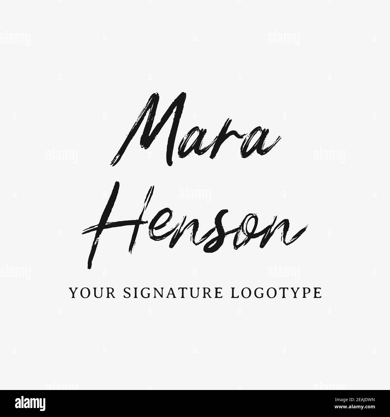 Logo vêtements pour les boutiques et les marques Banque D'Images