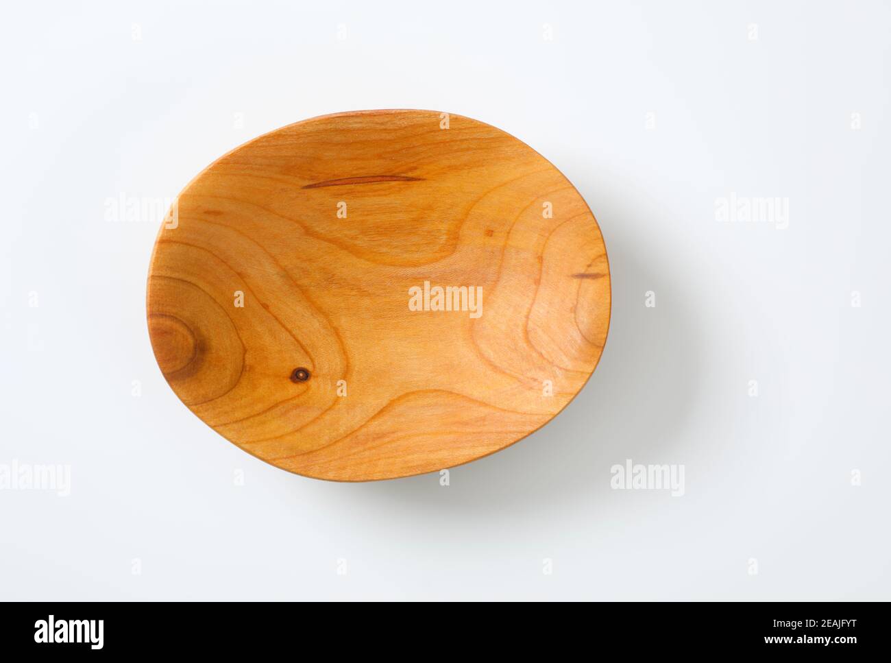 Bol en bois sculpté à la main Banque D'Images