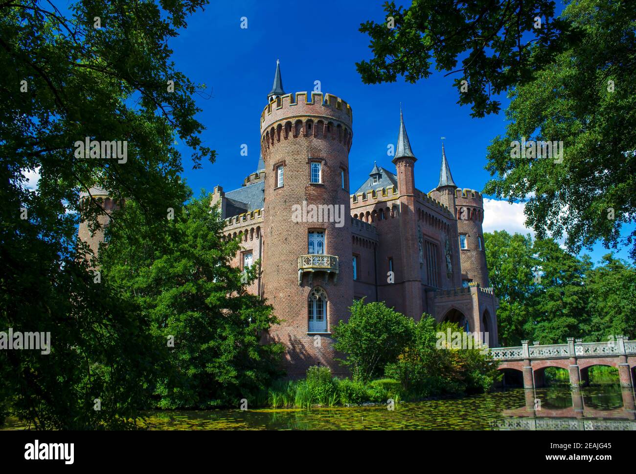 Château d'eau Moyland à Berburg-Hau, Allemagne Banque D'Images