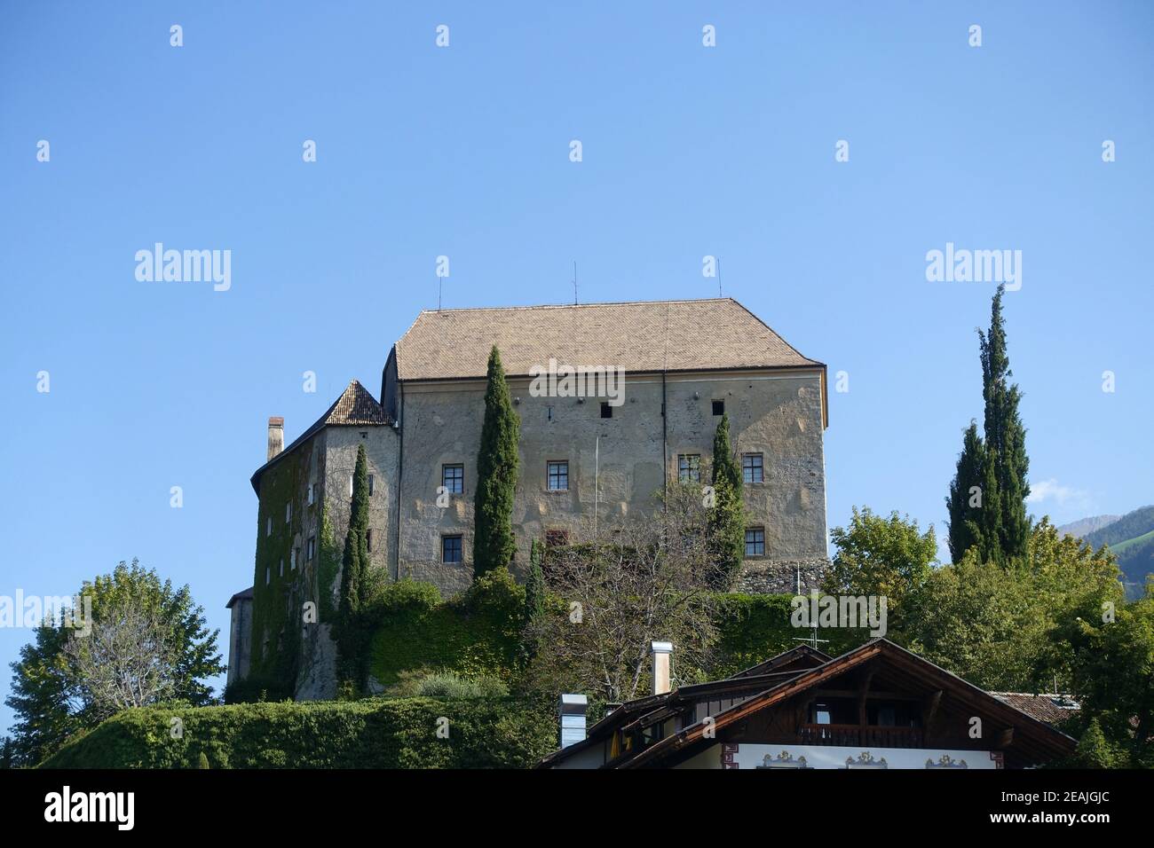 Château de Schenna, Tyrol du Sud, Italie Banque D'Images