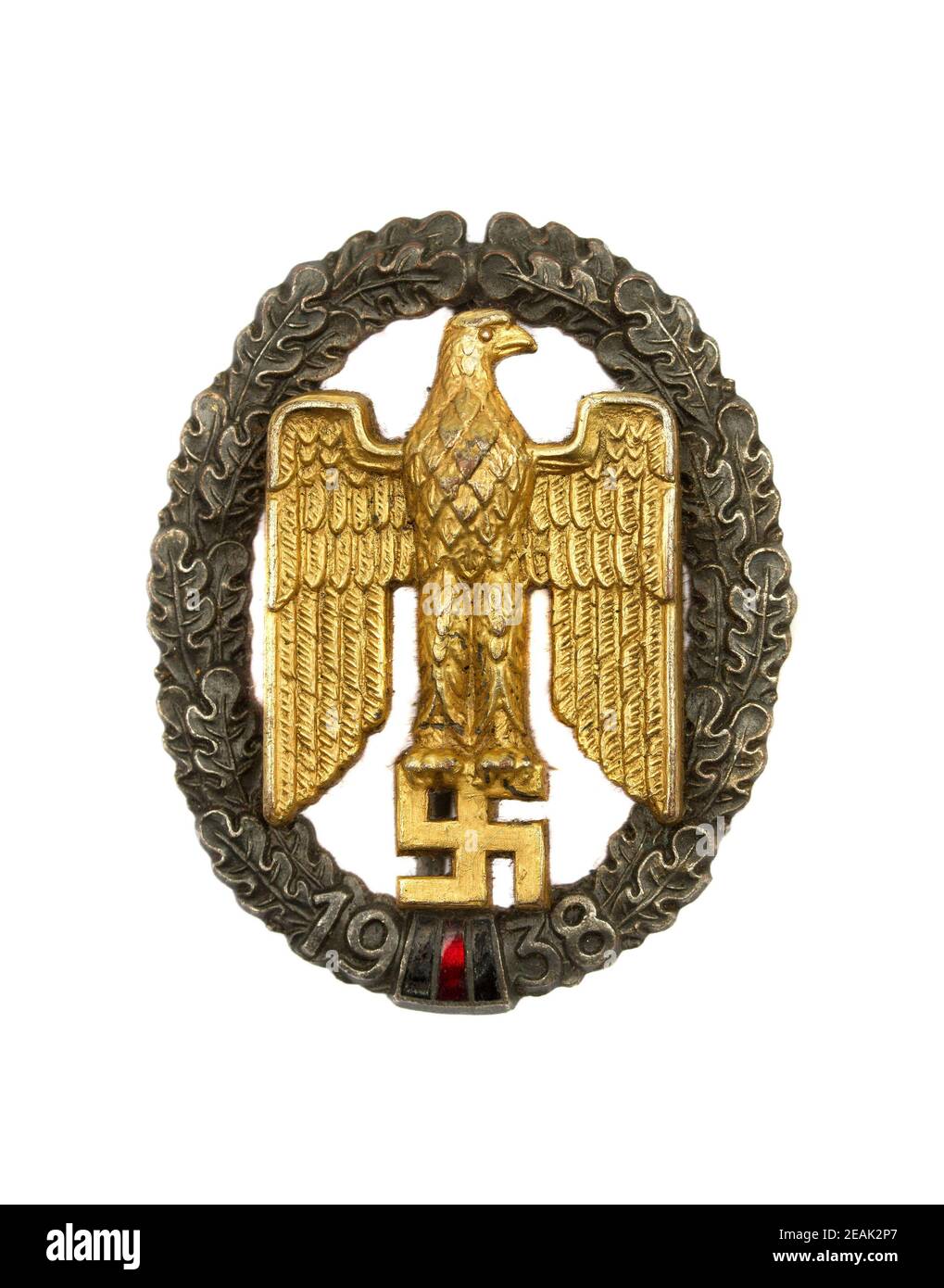 Seconde Guerre Mondiale allemand GAU Sudetenland badge. 1938 Banque D'Images