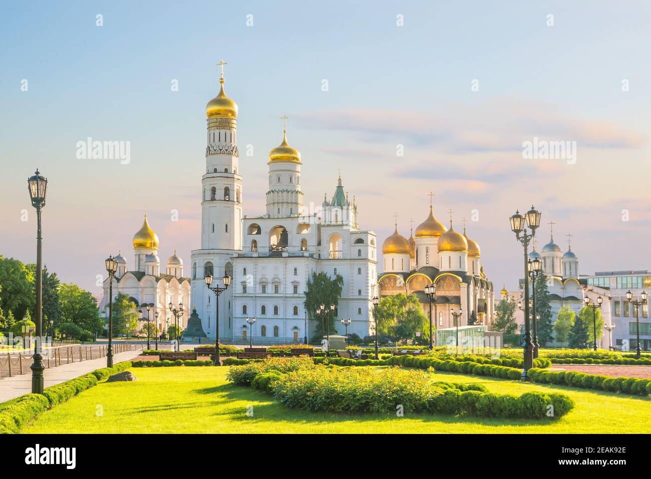Kremlin de Moscou. Patrimoine mondial de l'UNESCO Banque D'Images