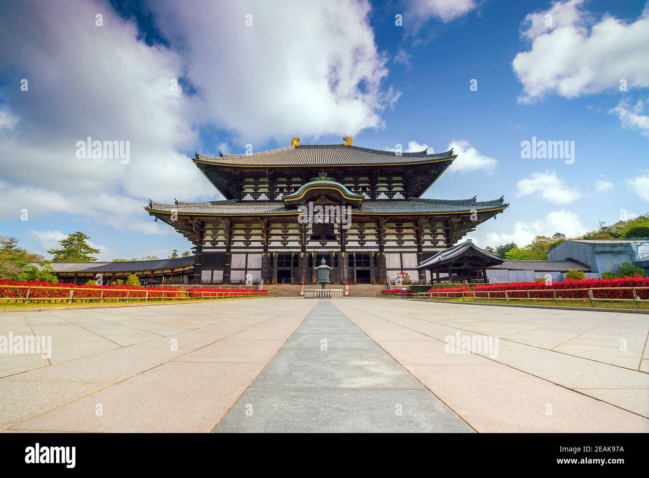 Temple Todaiji à Nara, Japon Banque D'Images