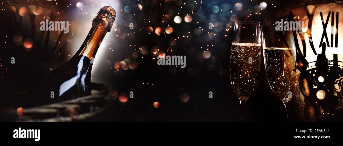 Salutations pour une nouvelle année 2021 Banque D'Images