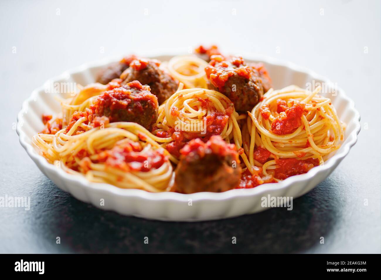 sauce tomate rustiques italienne américaine à spaghetti Banque D'Images