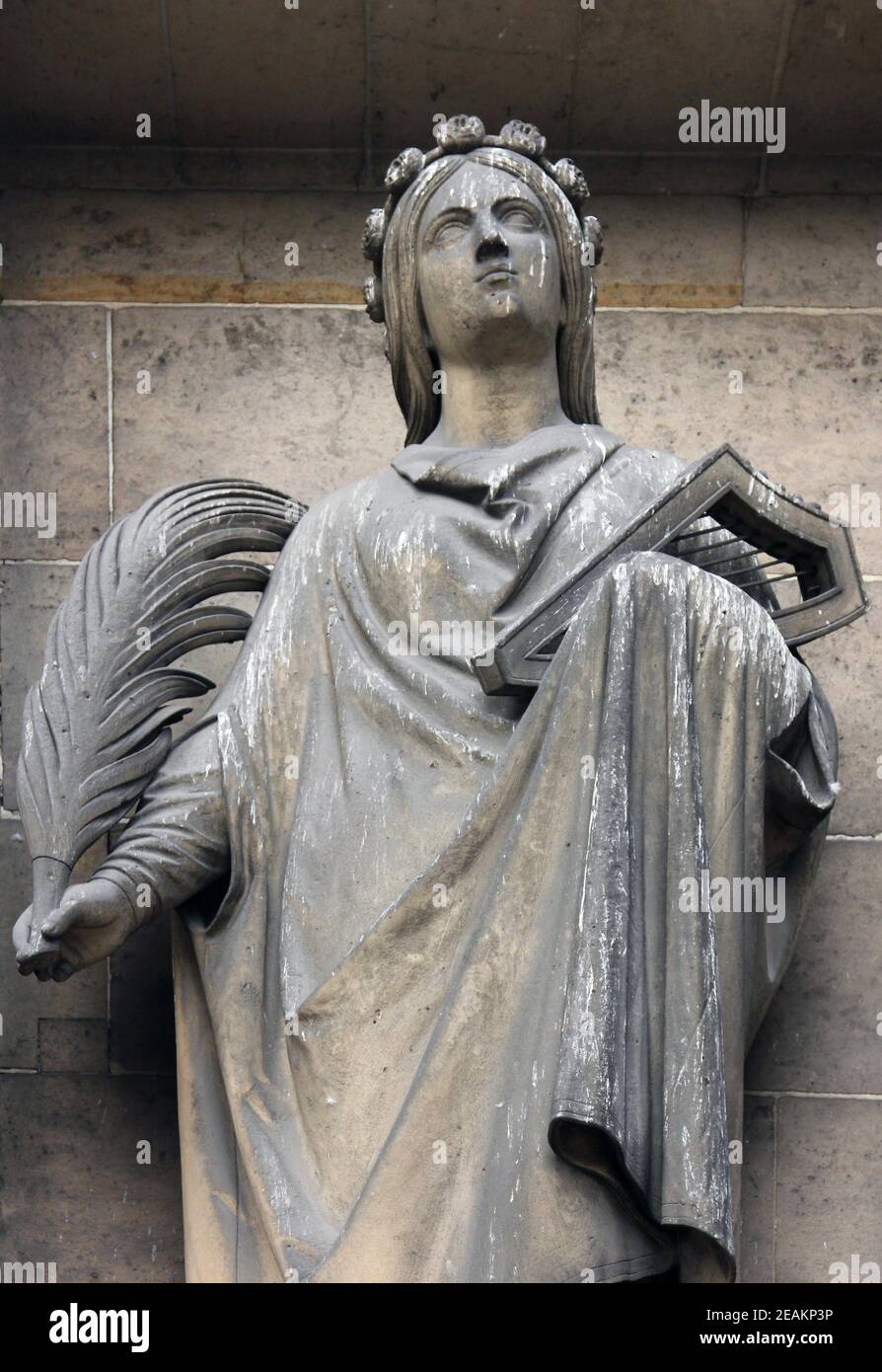 Saint Cecilia, l'Eglise de la Madeleine à Paris Banque D'Images