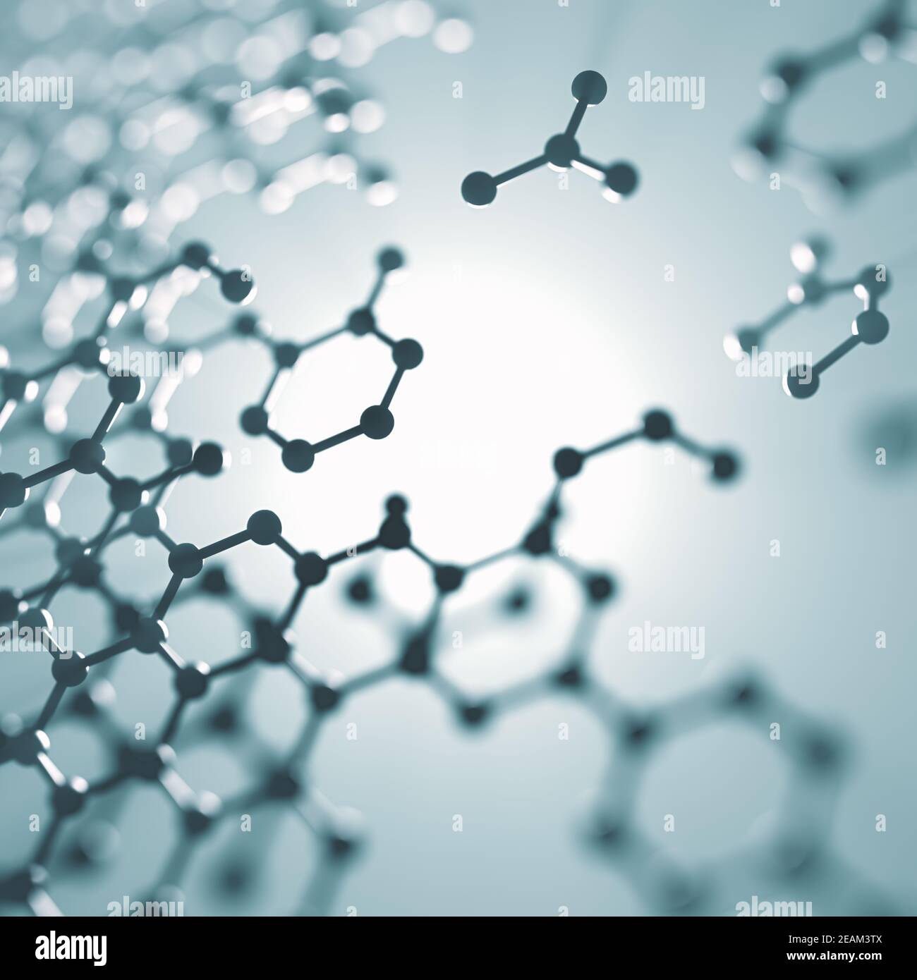 Biotechnologie de la science de la thérapie génétique moléculaire 4D Banque D'Images