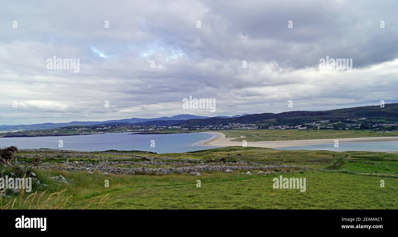 Irelands côtes sauvages falaises nature enchanteresse Banque D'Images
