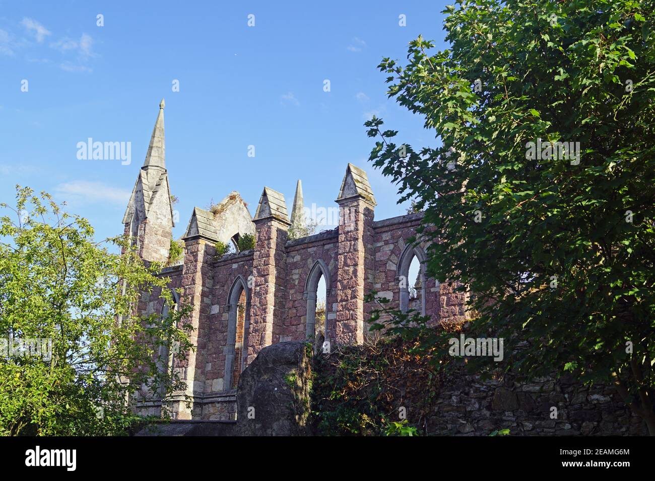 Monastère Selskar Irlande Banque D'Images