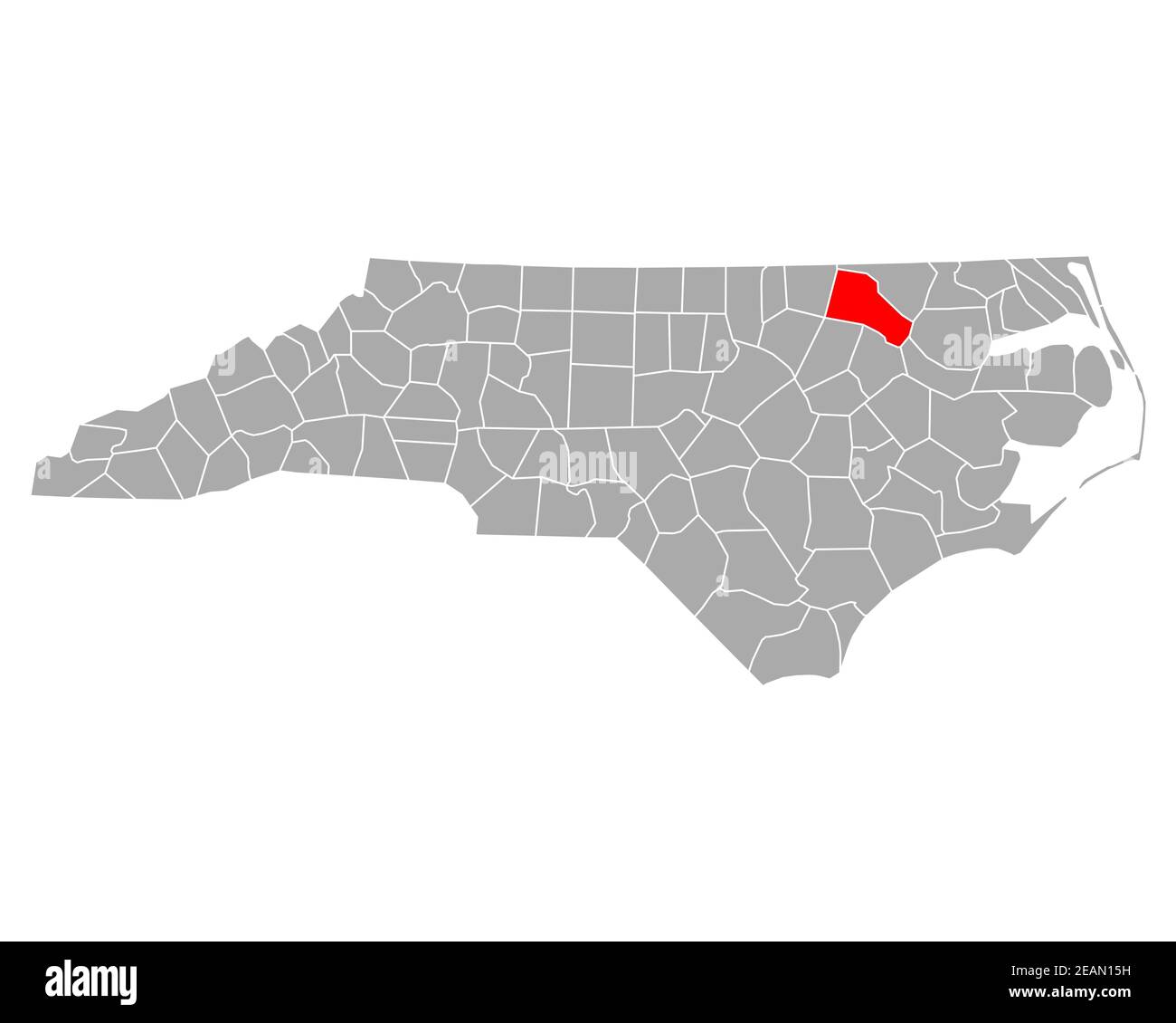 Carte de Halifax en Caroline du Nord Banque D'Images