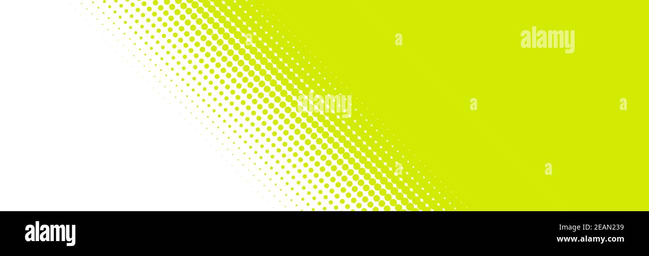 Texture verte jaune et blanche avec points de dégradé diagonaux Banque D'Images