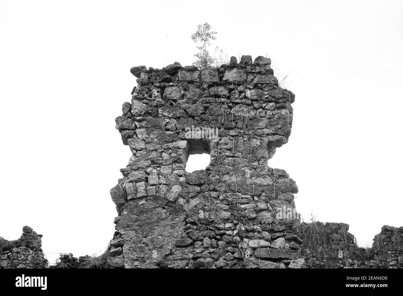 Ruines de l'ancien château Banque D'Images