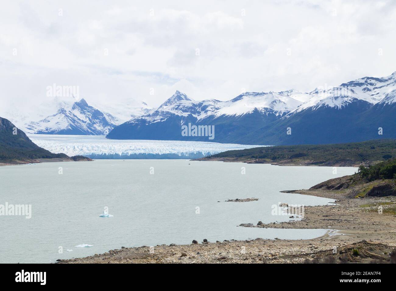 Vue sur le glacier Perito Moreno, paysage de la Patagonie, Argentine Banque D'Images