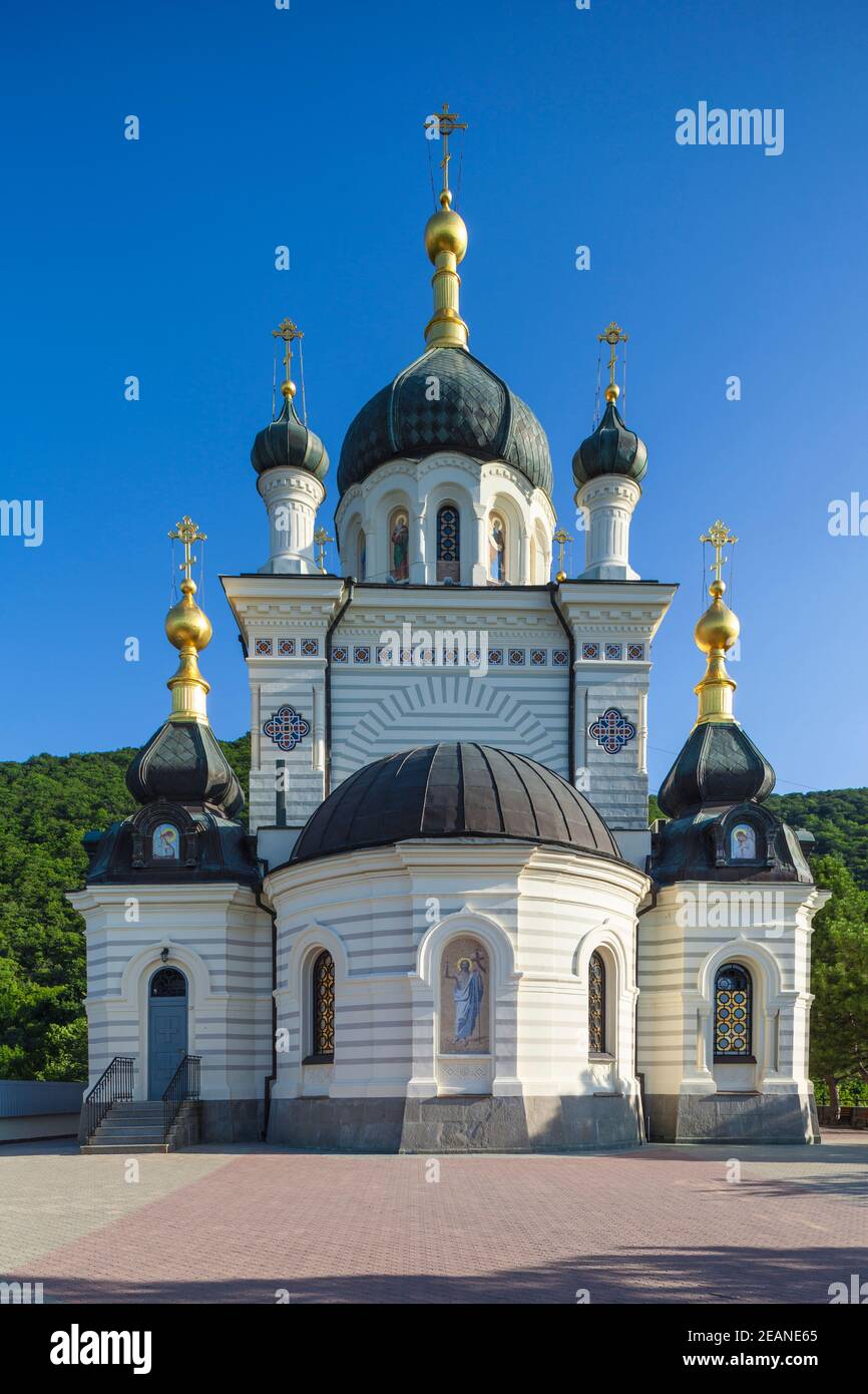 L'Eglise Foros, Foros, Crimée, Ukraine, Europe Banque D'Images