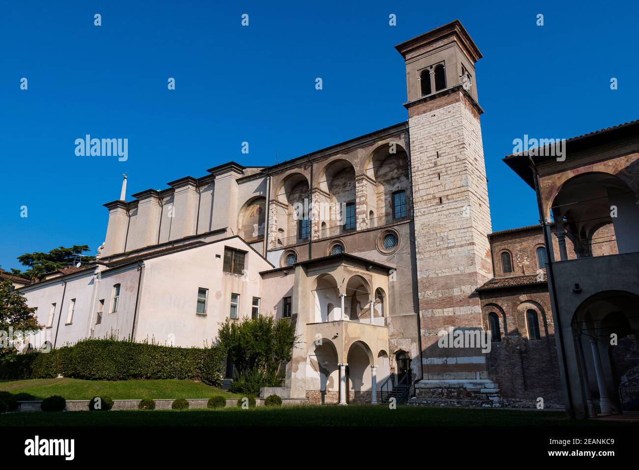Musée Santa Giulia, site classé au patrimoine mondial de l'UNESCO, Brescia, Lombardie, Italie, Europe Banque D'Images