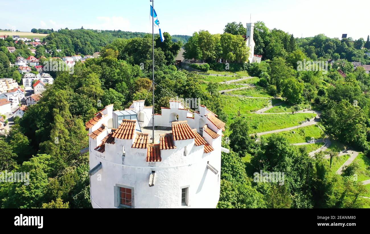 Vue aérienne du sac de farine de Ravensburg Banque D'Images