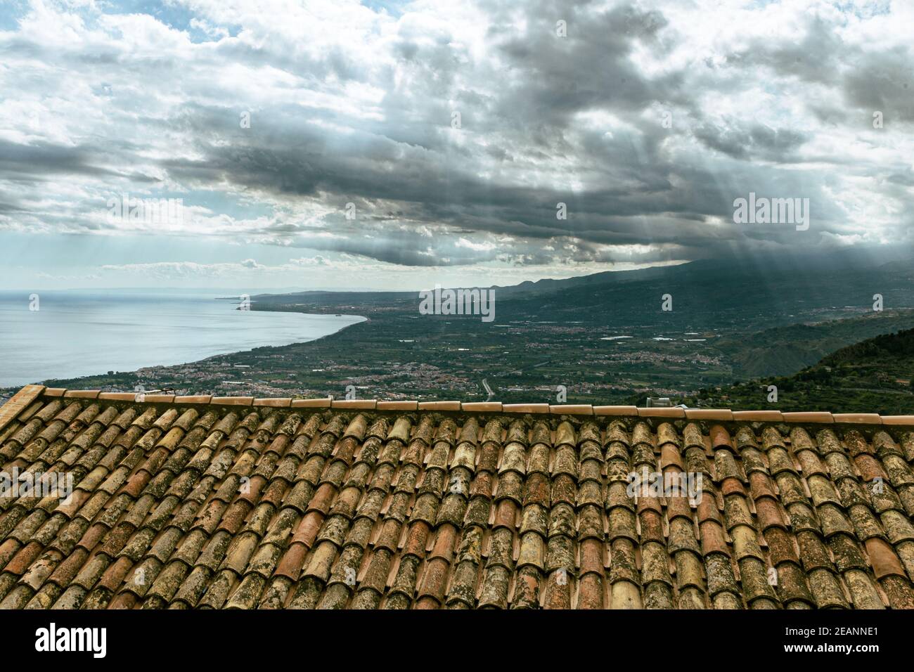 le splendide panorama Banque D'Images