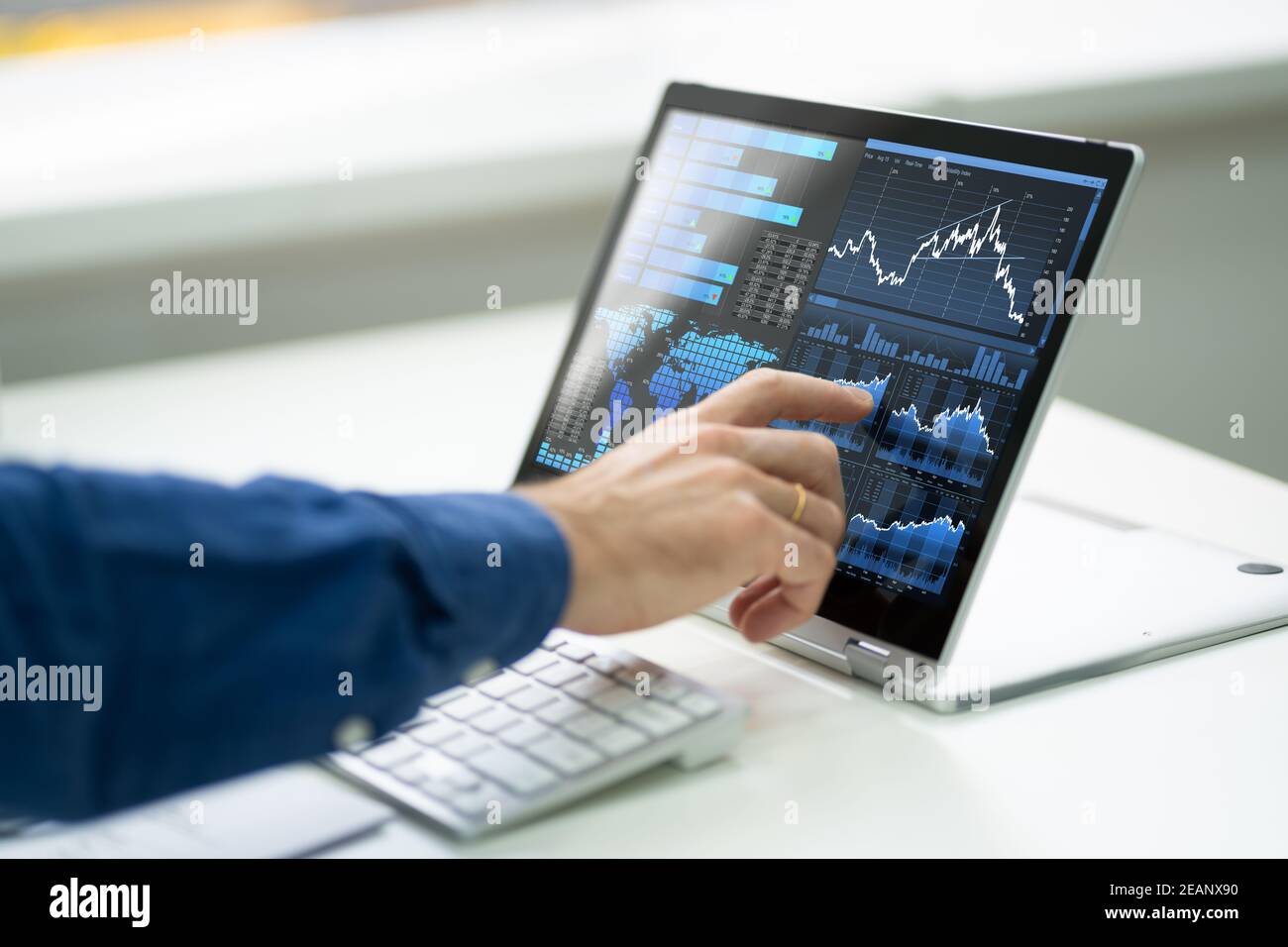 KPI Business Market Dashboard Data Technology Banque D'Images