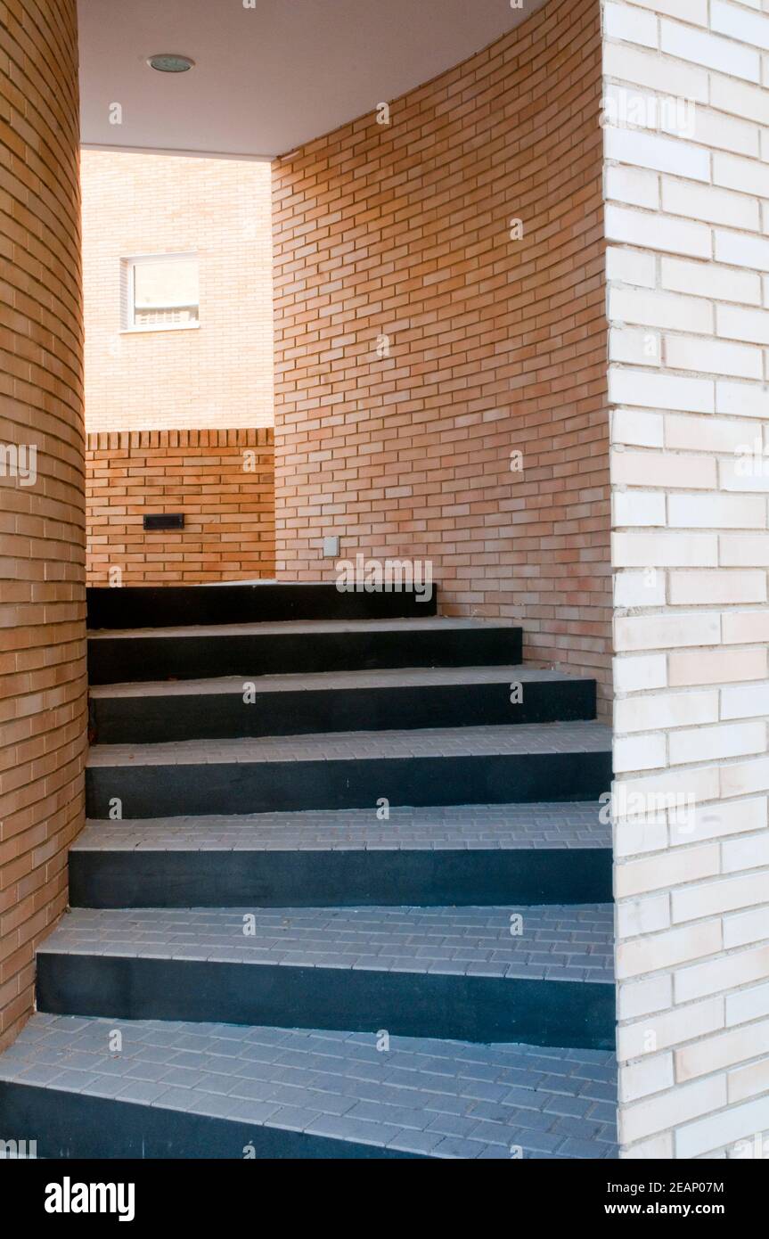 Escaliers. Banque D'Images