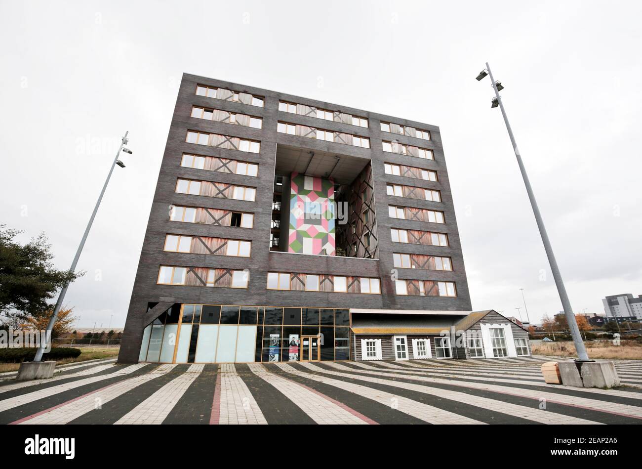 Le bâtiment CIAC en bois à Middlesbrough, dans le North Yorkshire, au Royaume-Uni. 2/11/2019. Photo: Stuart Boulton. Banque D'Images