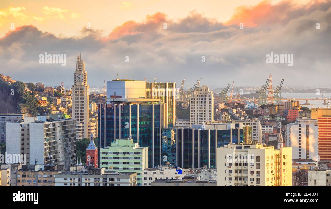 Vue de Rio de Janeiro Banque D'Images