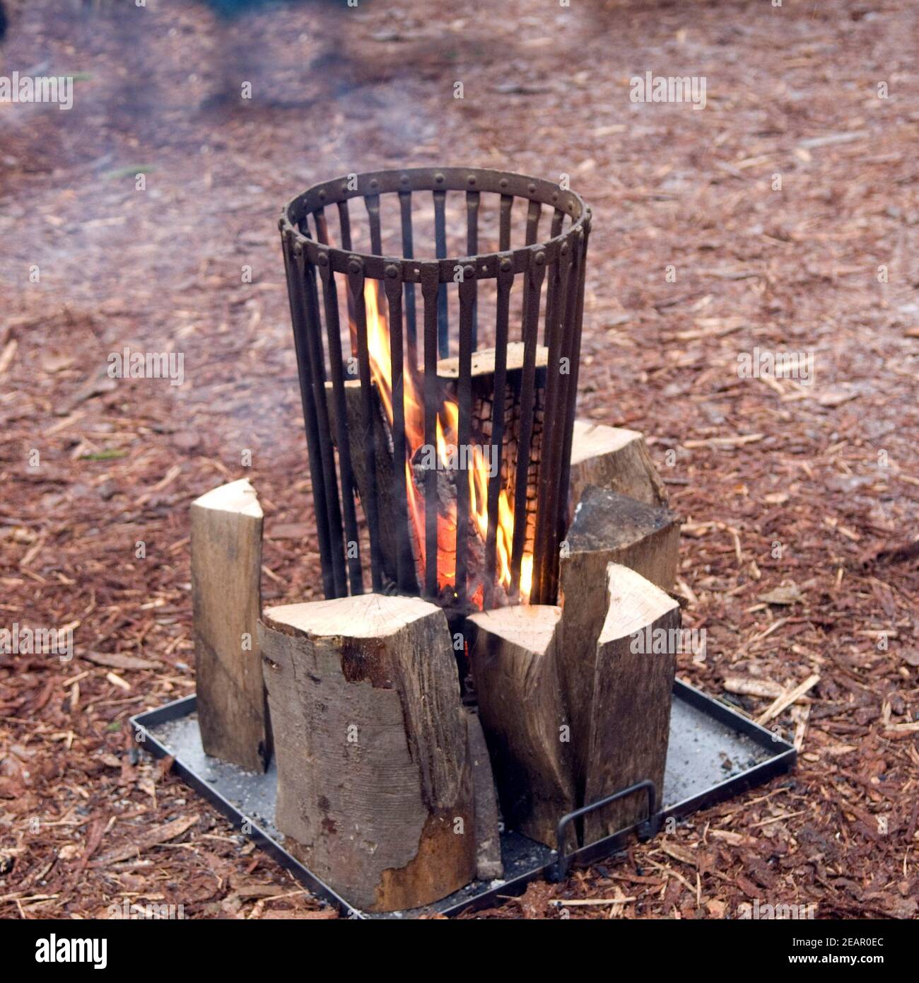 Feuerstelle Lagerfeuer Banque D'Images