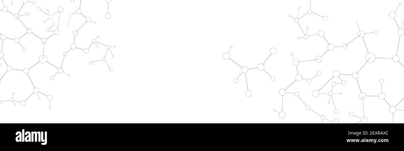 Arrière-plan panoramique abstrait avec différentes formes géométriques Banque D'Images